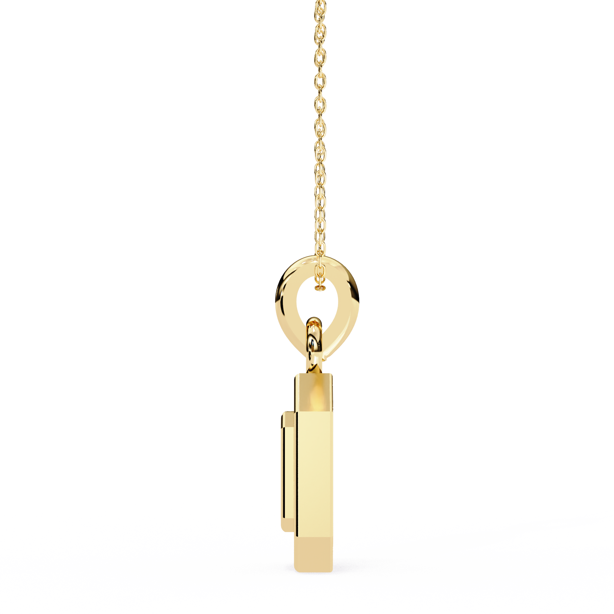 Solitairekart 0.16ct Natural Diamond Pendant-HI Color, VS-SI Clarity